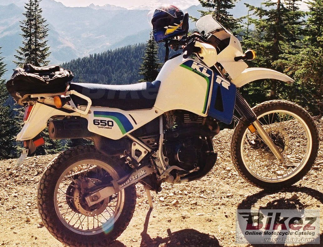 Big all gilbert klr 650 picture and wallpaper from Bikez.com